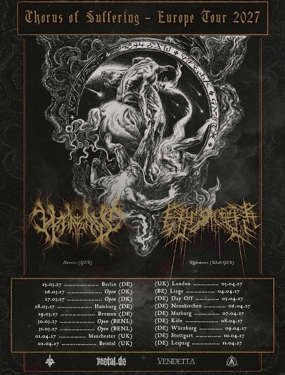 A Night of Desolation, Dissonance, Despair - NIGHTMARE (US) & HÆRESIS (DE)